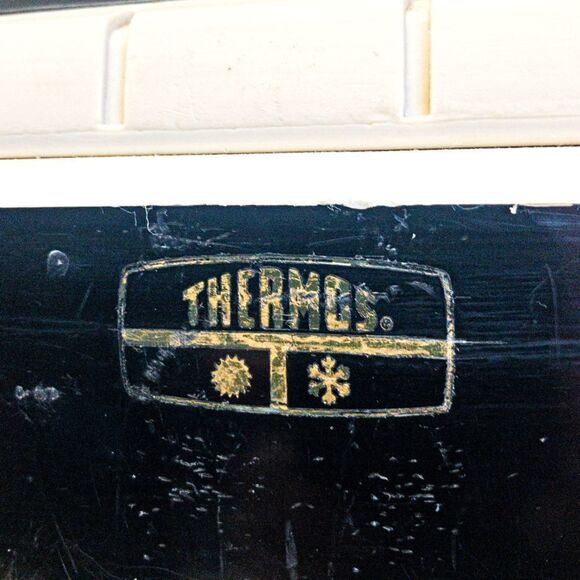 VTG King Seely Thermos Cooler Box W/ Beverage Thermos - Picture 4 of 16